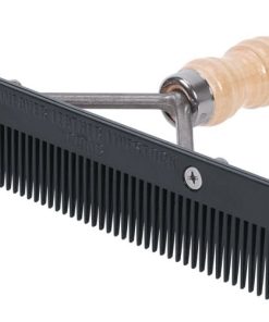 Fluffer Comb with Wood Handle/Replace Blade