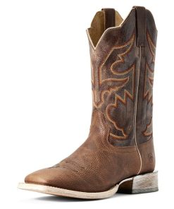 Ariat Mens Sorting Pen Sq Toe Toffee Boots