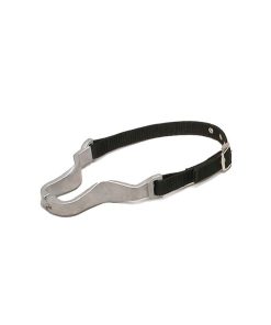 Aluminum Hinge Cribbing Collar with Nylon Strap Brn