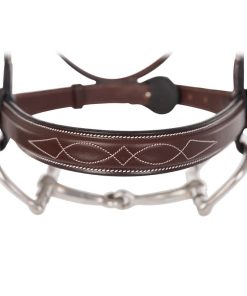 Huntley Sedgwick Fancy Stitch Noseband 1"