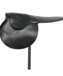 Jacks Leather Thoroughbred Jockey Saddle One Size