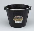 All Purpose Duraflex Rubber Pail 10qt Black