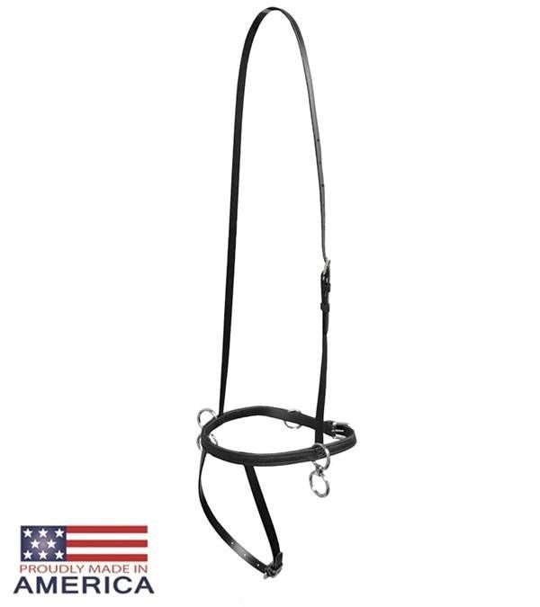 Featherweight Easy 8 Race Halter Black One Size
