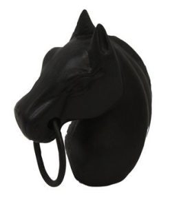 Cast Iron Horse Heading Hitching Post