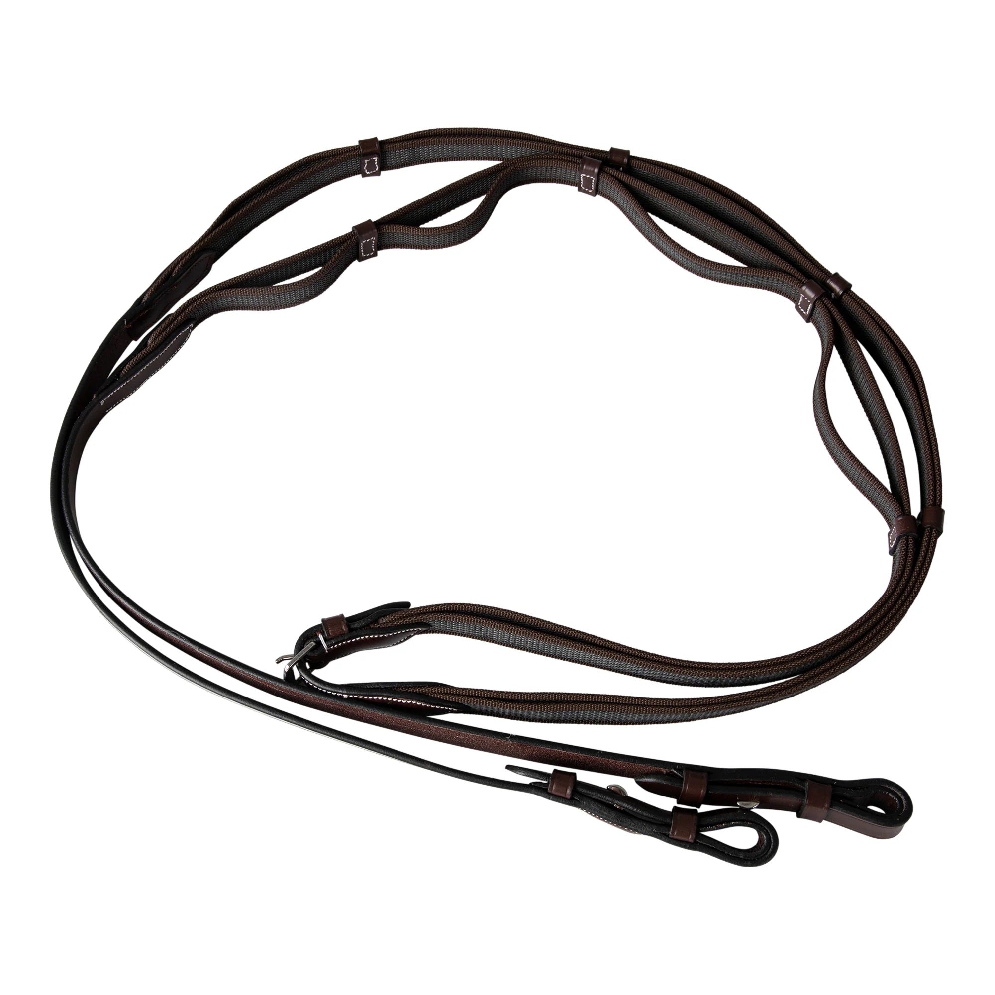 Huntley Equestrian Sedgwick Double Layer Web Grip Reins - Image 4