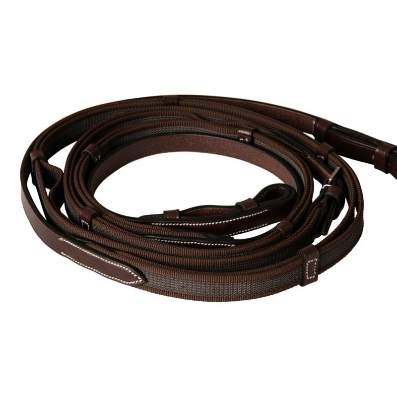 Huntley Equestrian Sedgwick Double Layer Web Grip Reins - Image 8