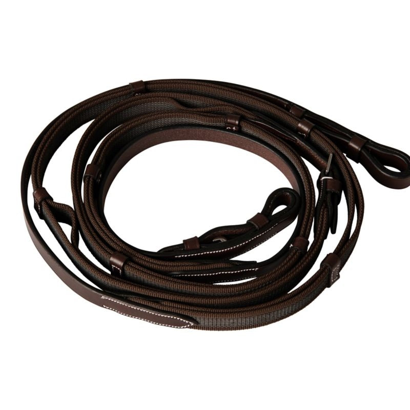 Huntley Equestrian Sedgwick Double Layer Web Grip Reins - Image 9