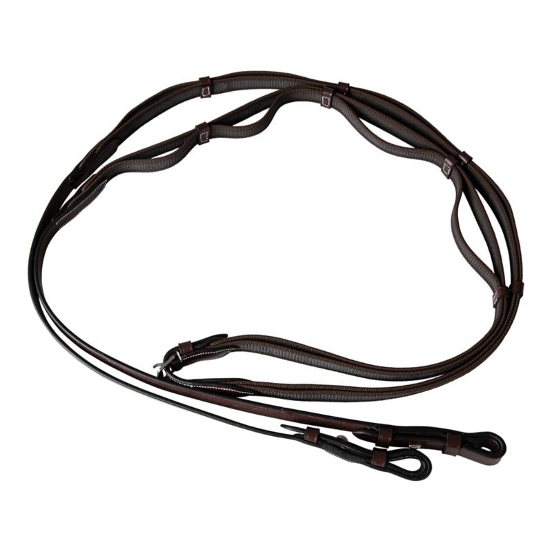 Huntley Equestrian Sedgwick Double Layer Web Grip Reins - Image 14
