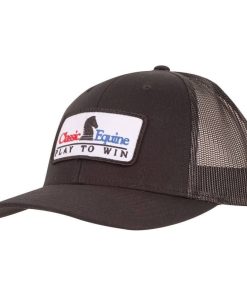Classic Equine Snapback Ball Cap With Patch