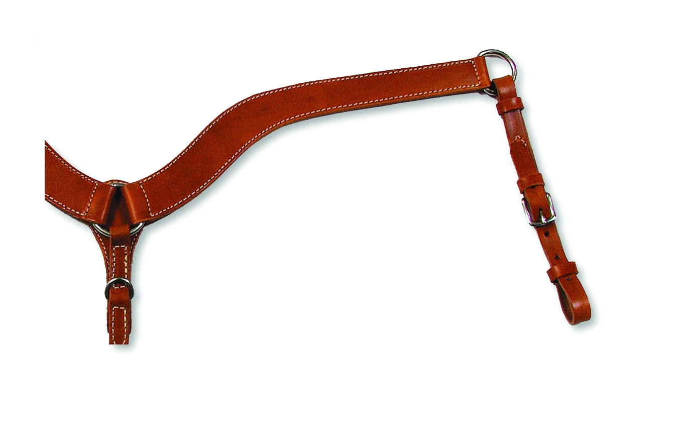 Circle Y No Choke Tapered Smooth Breast Collar - Image 2