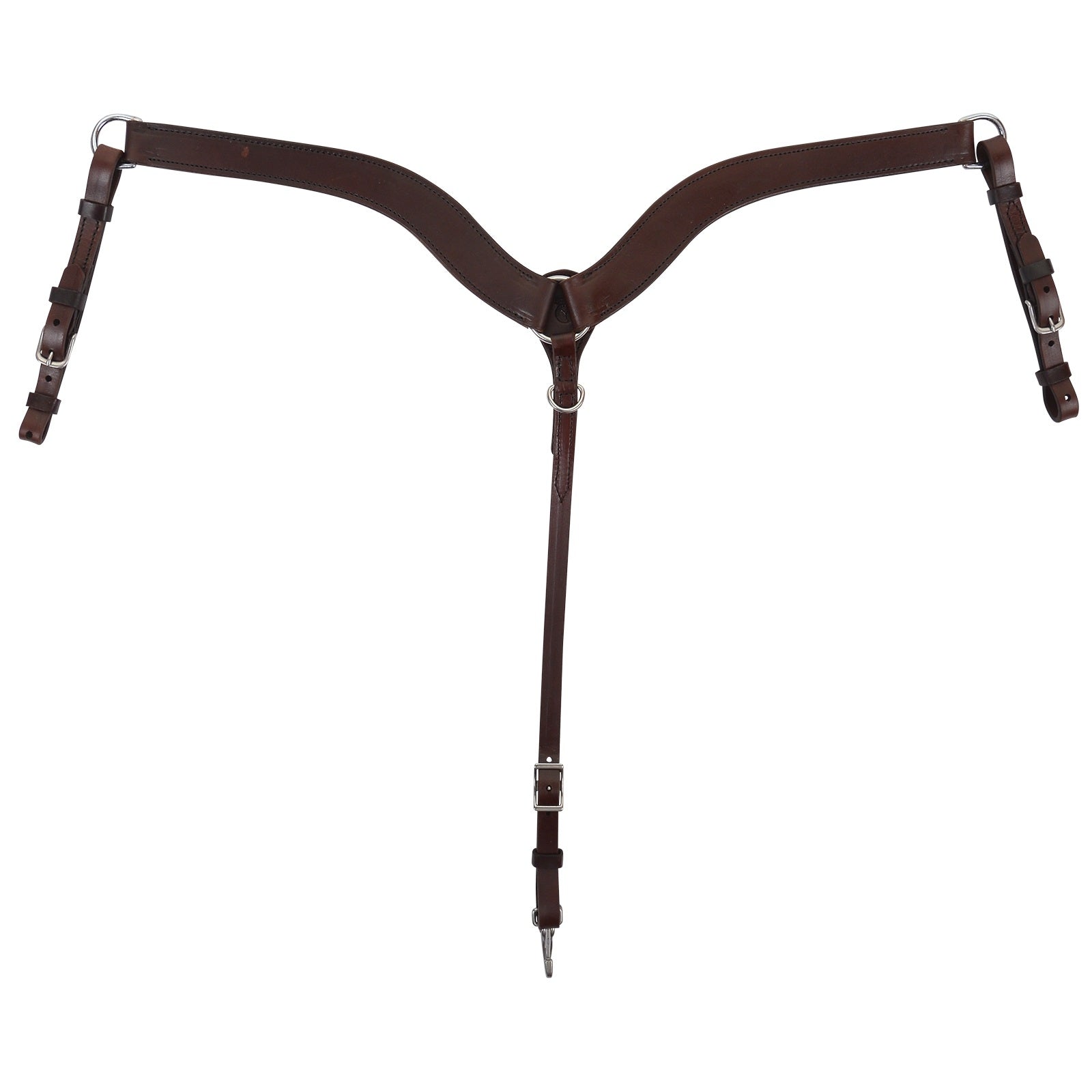 Circle Y No Choke Tapered Smooth Breast Collar - Image 3