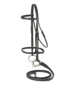 Equiroyal Raised Draft Horse Snaffle Bridle