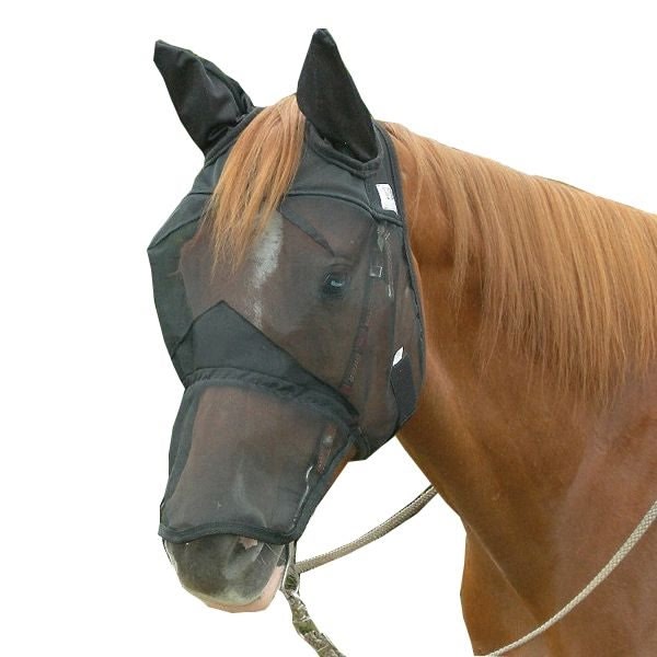 Cashel Quiet Ride Extended Nose Fly Mask with Ears - Image 2