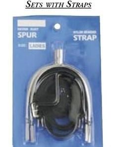 Centaur Kids Economy Pow Spurs W-StrapBk/Wh