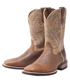 Ariat Mens Quickdraw Square Toe Brown Boots