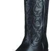 Ariat Mens Heritage R Toe Black Deertan