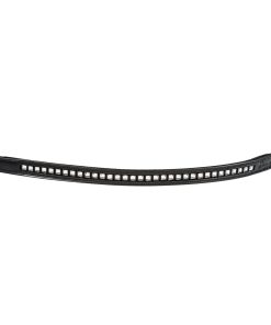 HK Aristocrat Square Crystal Browband - 5/8 Inch Wide