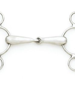 Centaur SS 2-Ring Gag With Hollow Mouth 5