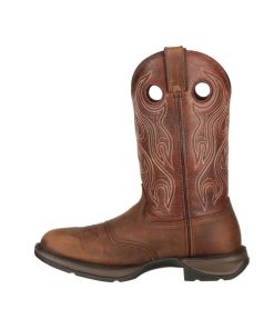 Durango Mens Rebel Rnd Toe Bark PullOn Boot