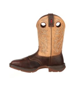 Durango Mens Rebel Saddle Up Tan Pull On Boots