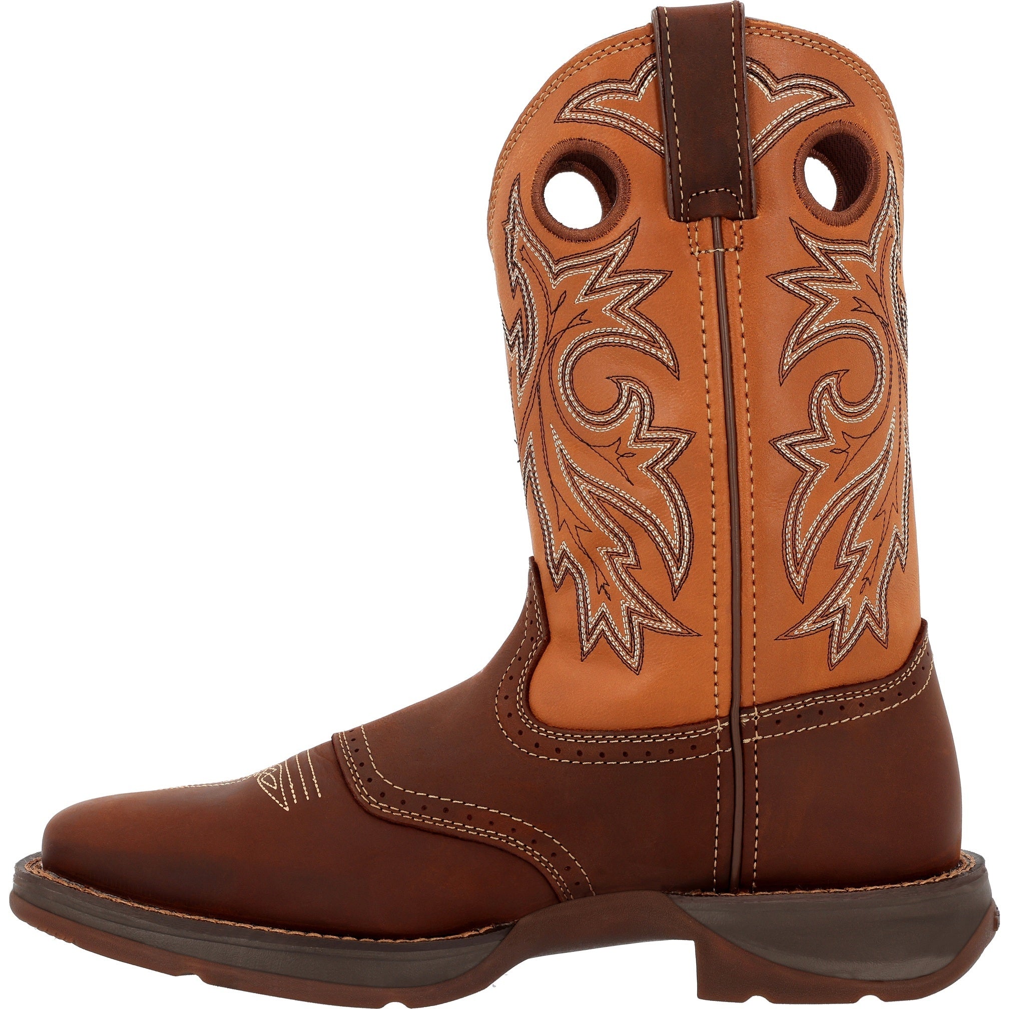 Durango Mens Rebel Saddle Up Tan Pull On Boots - Image 2