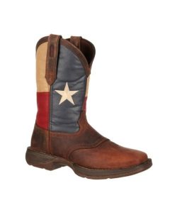 Alternative view of Durango Mens Patriotic Sq Toe Texas Boots