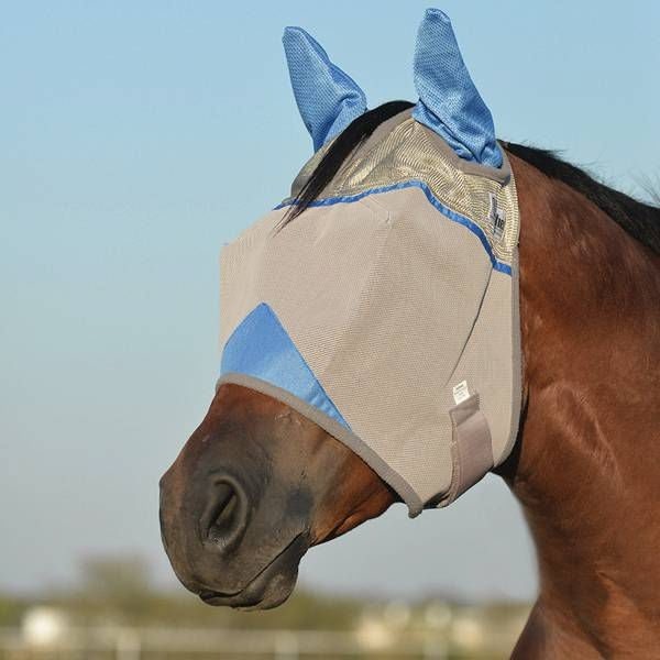 Cashel Wounded Warrior Fly Mask with Ears Arab - Image 2