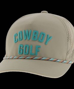 Alternative view of Hooey Cowboy Golf 5-Panel Hat Tan