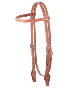 Cashel Harness Leather Stitched Browband Headstall