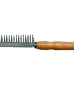 Aluminum Pulling Comb With Wood Handle Steel