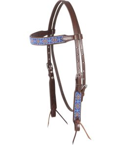 Alternative view of Cashel Beaded Browban Headstall