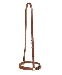 Alternative view of Bridle Leather Drop Noseband-Tapered Nose Horse Br
