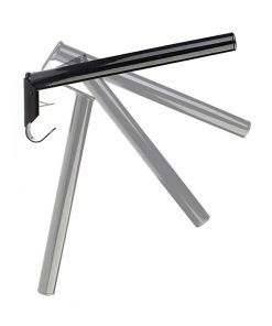 HorZe Collapsible Saddle Bar Black