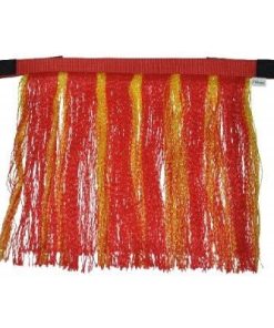 Gatsby Poly Fly Fringes Red/Yellow