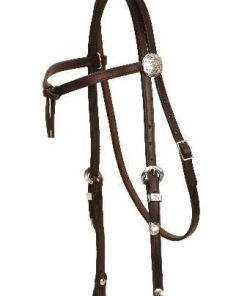Alternative view of BrowKnot Headstall-3Pc Buckle Set 5/8in Bk/Gry
