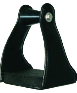 Alternative view of Circle Y EBS Leather Covered Trail Stirrup 5 Brown