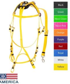Alternative view of Feather-Weight Synthetic Open Bridle