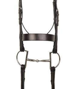 Aramas Flat Hunt Bridle with Lace Reins Cob Chocol