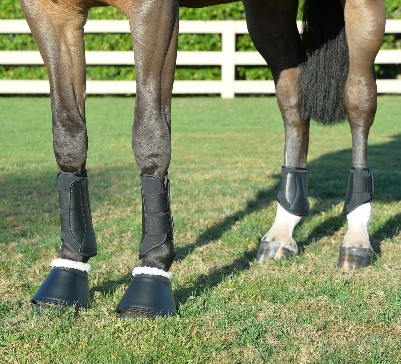 EquiFit Essential Bell Boots Sheepwool - Image 4