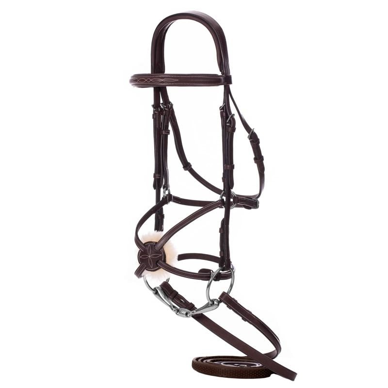 Equinavia Valkyrie Fancy Stitched Figure 8 Bridle - Image 2