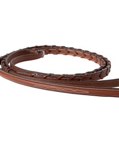 Alternative view of Huntley Fancy Stitch Rubber Laced Rein