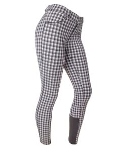Alternative view of Ashley Classic Kids Knee Patch Breeches Gray/Pink