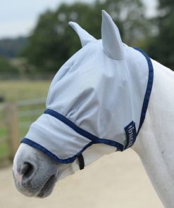 Alternative view of Bucas Buzz-Off Extended Nose Fly Mask Large Silver