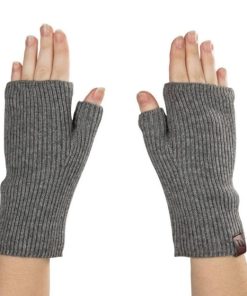 Alternative view of Back on Track Ash Knitted Wrist Gaiters