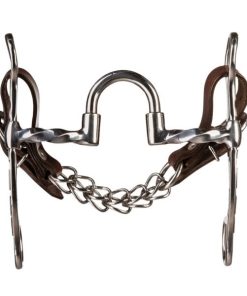 Alternative view of Cowboy Tack Bernard Fonck Correctional Bit Short Shank Cheeks