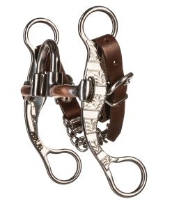 Cowboy Tack Bit Bernard Fonck Correctional Bit Short Shank Copper Cheeks