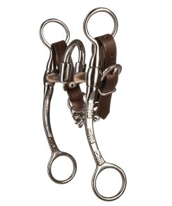 Cowboy Tack Bernard Fonck Correctional Bit 7-1/2" Medium Shank Copper Cheeks
