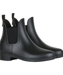 Horze Kids Bonn Rubber Paddock Boots 3.5 Black