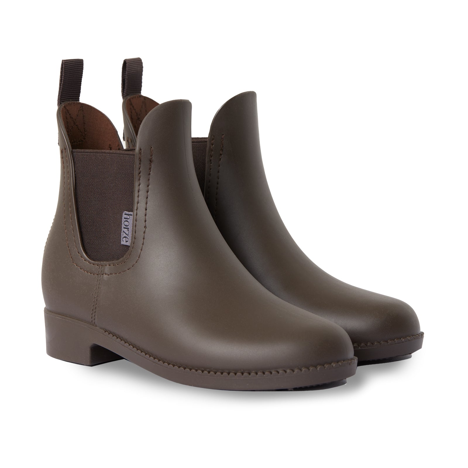 Horze Kids Bonn Rubber Paddock Boots 3.5 Black - Image 2