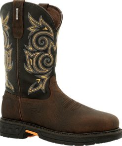 Georgia Boot Mens Sq Toe Steel Toe Boot